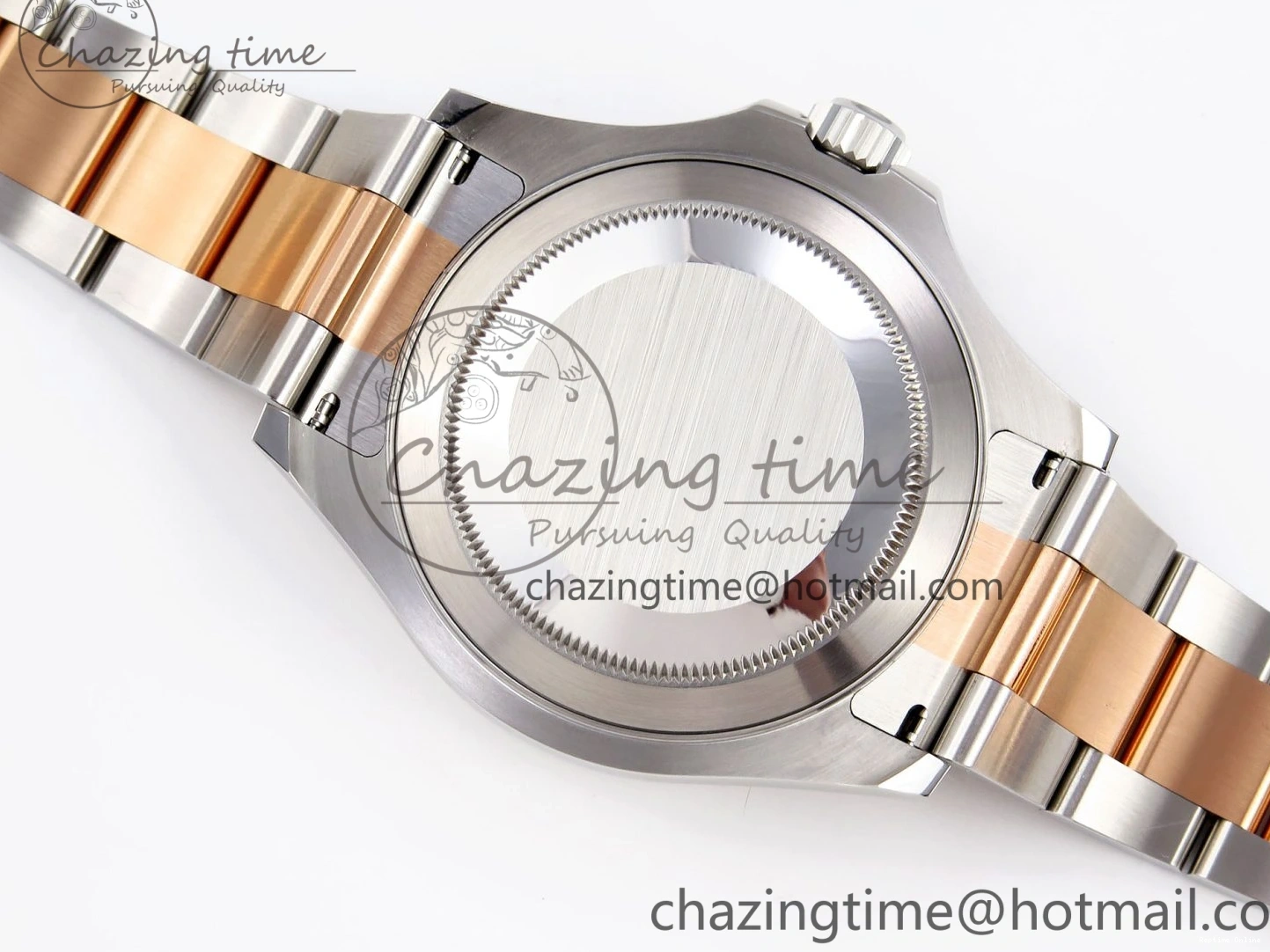 0413 UrbanChic Yacht-Master 126621 SS RG 904L Steel VSF 1:1 Best Edition Black Dial on SS RG Bracelet VS 1860